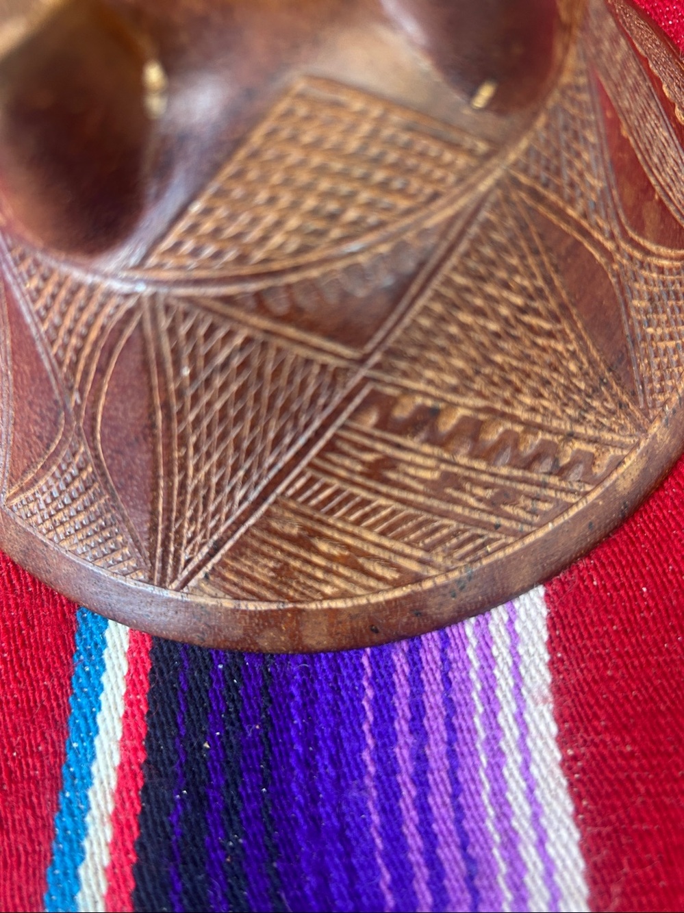 Handcrafted Brown Carved 4 Legged Decorative Bowl koa-wood-kava-bowl - Picture 11 of 11